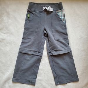 Peekaboo Beans 4 pants zip away shorts adjustable